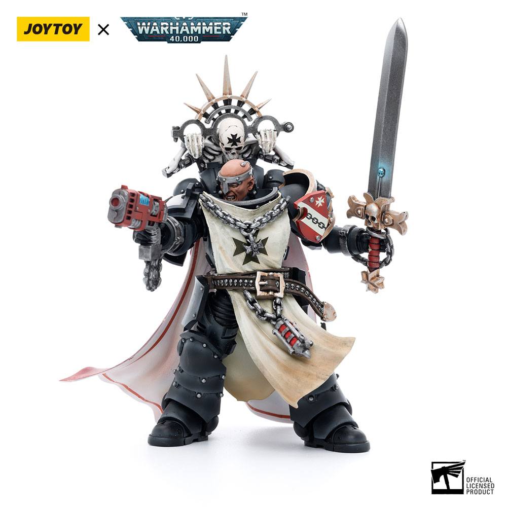 Joy Toy (CN) Warhammer 40k Black Templars Marshal Baldeckrath 1/18 Actionfigur