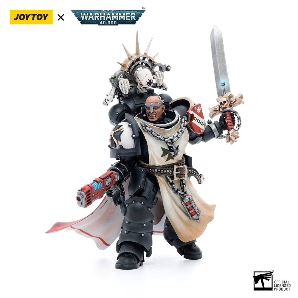 Joy Toy (CN) Warhammer 40k Black Templars Marshal Baldeckrath 1/18 Actionfigur