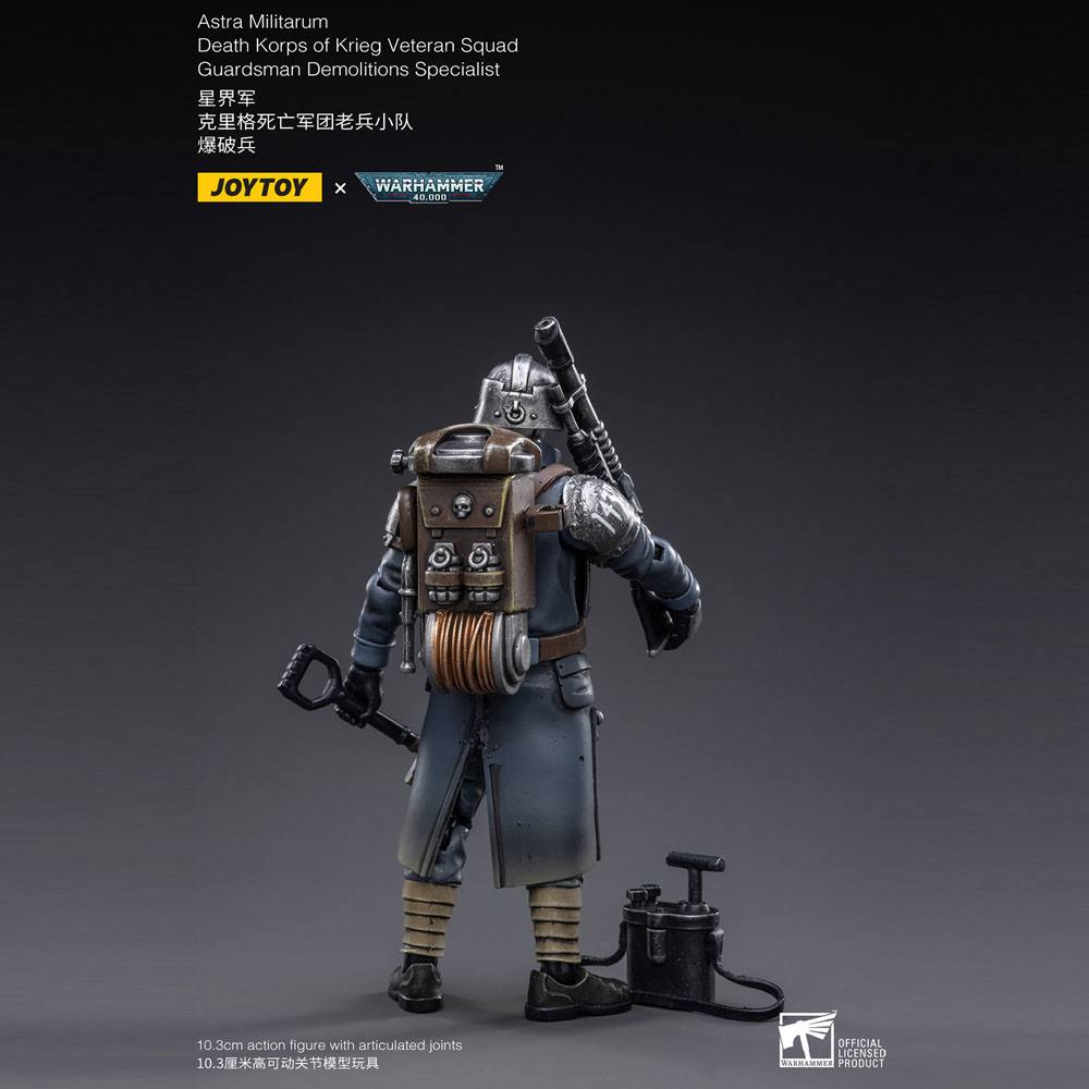 Joy Toy (CN) Warhammer 40k Death Korps of Krieg Veteran Squad Guardsman Demolitions Specialist 1/18 Actionfigur