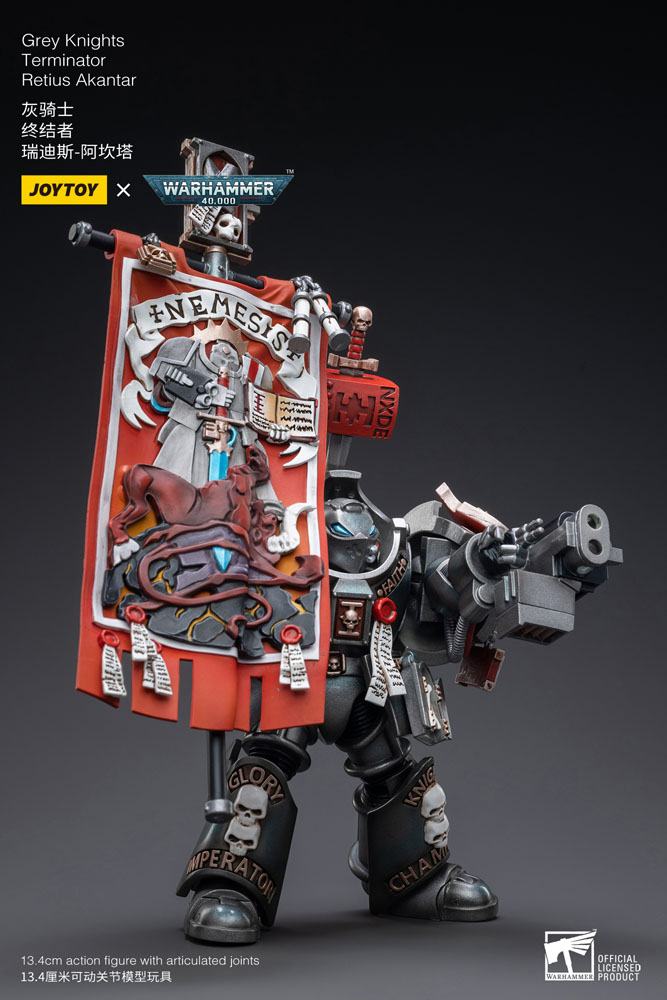 Joy Toy (CN) Warhammer 40k Grey Knights Terminator Retius Akantar 1/18 Actionfigur