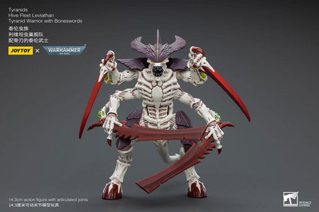 Joy Toy (CN) Warhammer 40k Tyranids Hive Fleet Leviathan Tyranid Warrior with Boneswords 1/18 Actionfigur