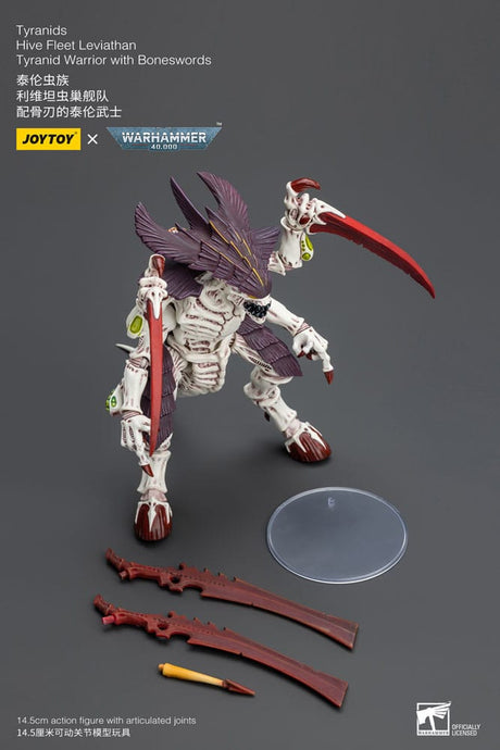 Joy Toy (CN) Warhammer 40k Tyranids Hive Fleet Leviathan Tyranid Warrior with Boneswords 1/18 Actionfigur