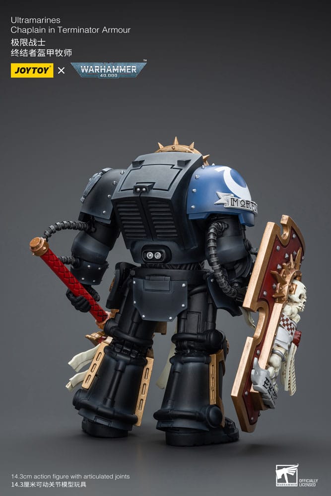 Joy Toy (CN) Warhammer 40k Ultramarines Chaplain in Terminator Armour 1/18 Actionfigur