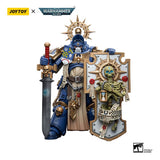 Joy Toy (CN) Warhammer 40k Ultramarines Primaris Captain with Relic Shield and Power Sword 1/18 Actionfigur