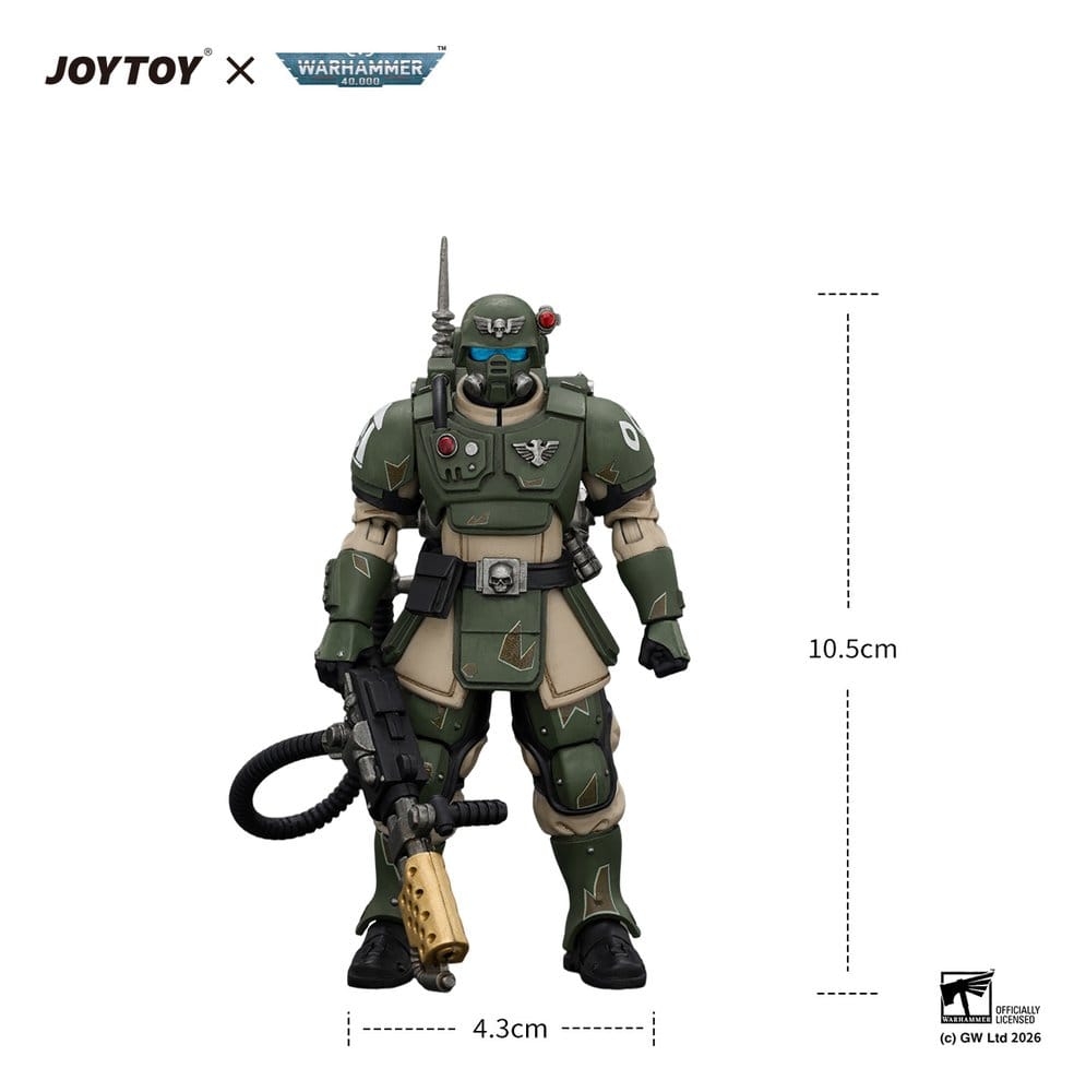 Joy Toy (CN) Warhammer Astra Militarum Kasrkin 2 with Flamer Actionfigur