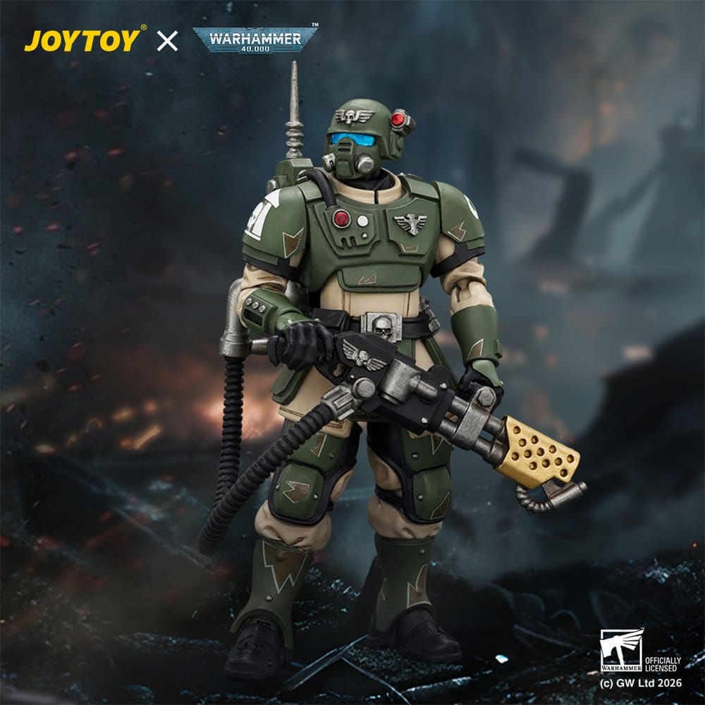 Joy Toy (CN) Warhammer Astra Militarum Kasrkin 2 with Flamer Actionfigur