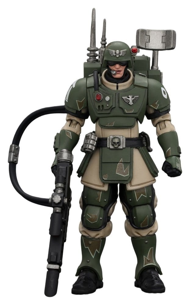 Joy Toy (CN) Warhammer Astra Militarum Kasrkin 3 with Hot-shot Lasgun and Vox-caster Actionfigur