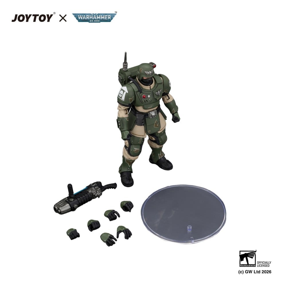 Joy Toy (CN) Warhammer Astra Militarum Kasrkin 4 with Plasma Gun Actionfigur