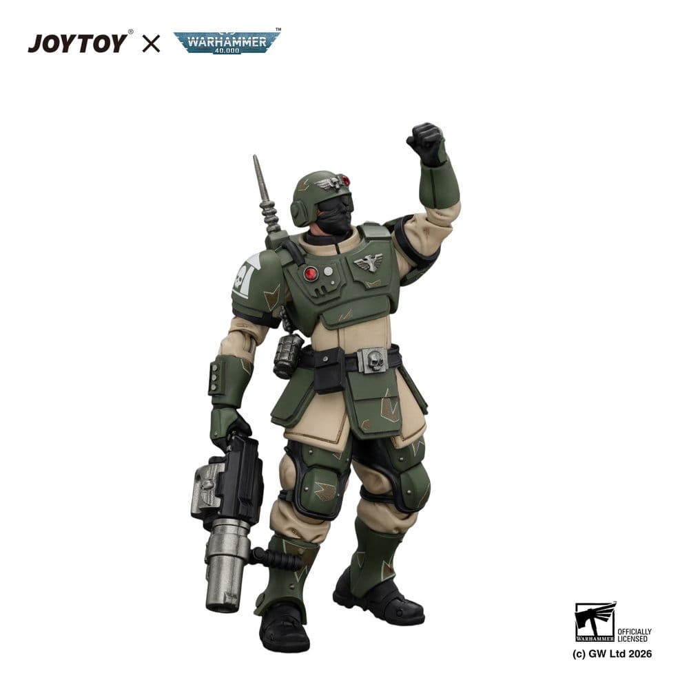 Joy Toy (CN) Warhammer Astra Militarum Kasrkin 5 with Grenade Launcher Actionfigur