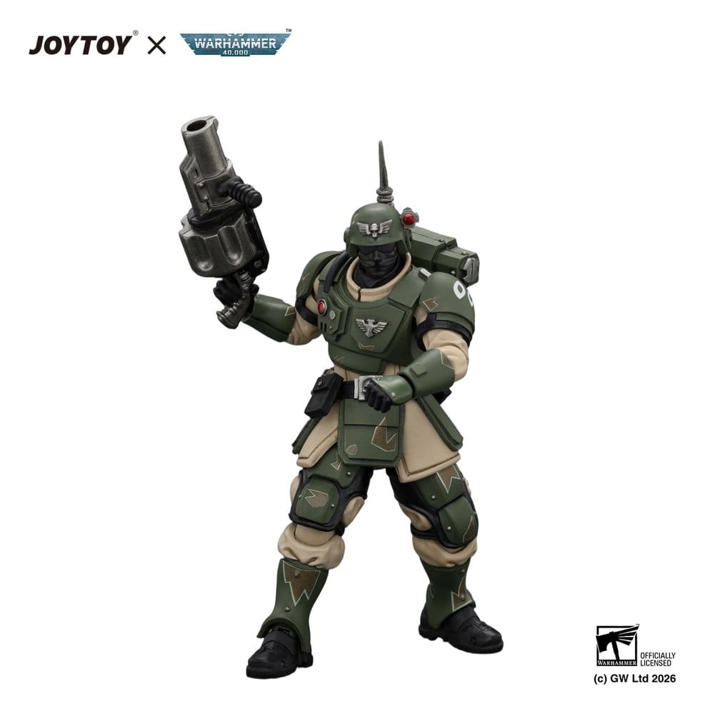 Joy Toy (CN) Warhammer Astra Militarum Kasrkin 5 with Grenade Launcher Actionfigur