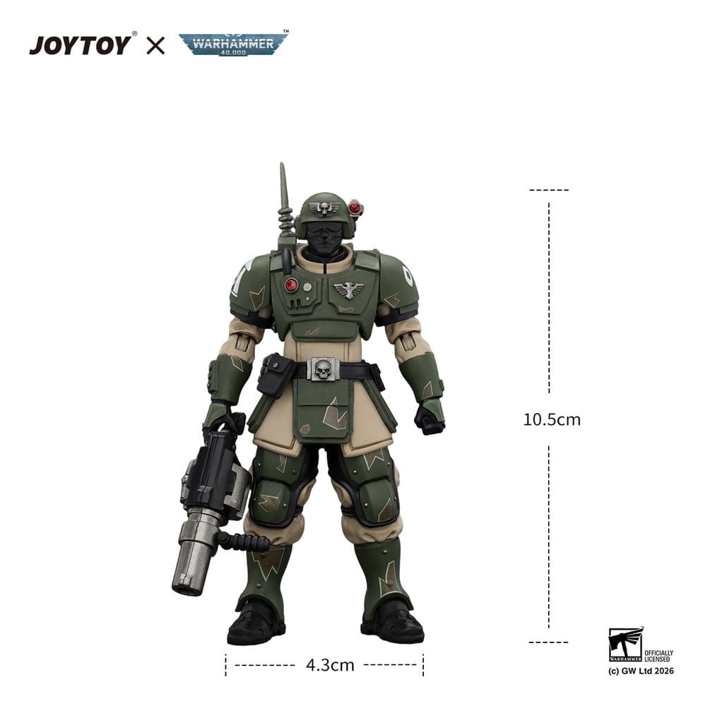 Joy Toy (CN) Warhammer Astra Militarum Kasrkin 5 with Grenade Launcher Actionfigur