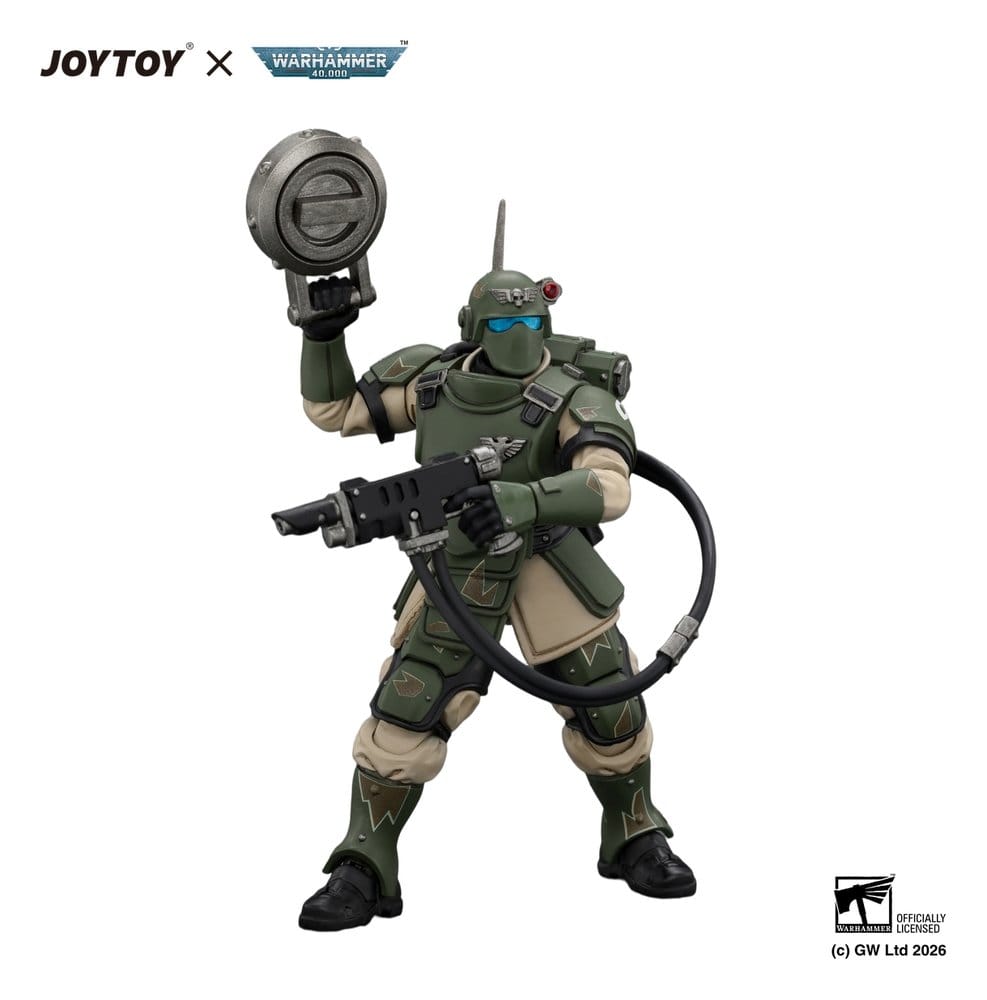 Joy Toy (CN) Warhammer Astra Militarum Kasrkin 6 with Hot-shot Laspistol Actionfigur