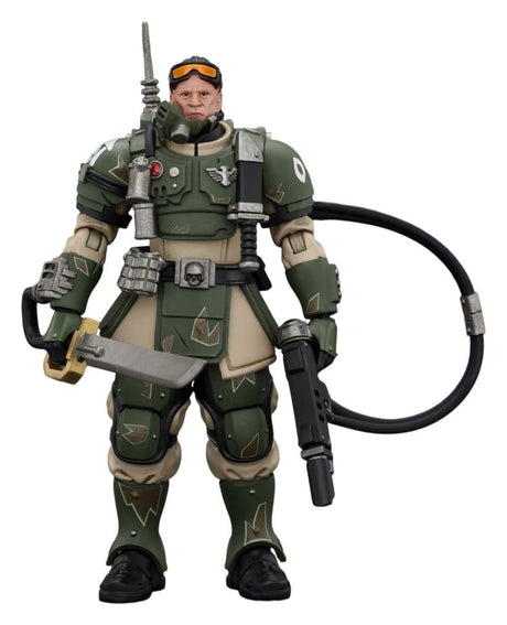 Joy Toy (CN) Warhammer Astra Militarum Kasrkin 7 with Hot-shot Laspistol and Power Sword Actionfigur