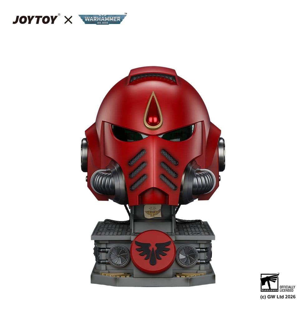 Joy Toy (CN) Warhammer Blood Angels MkX Helm & Displayständer Replik