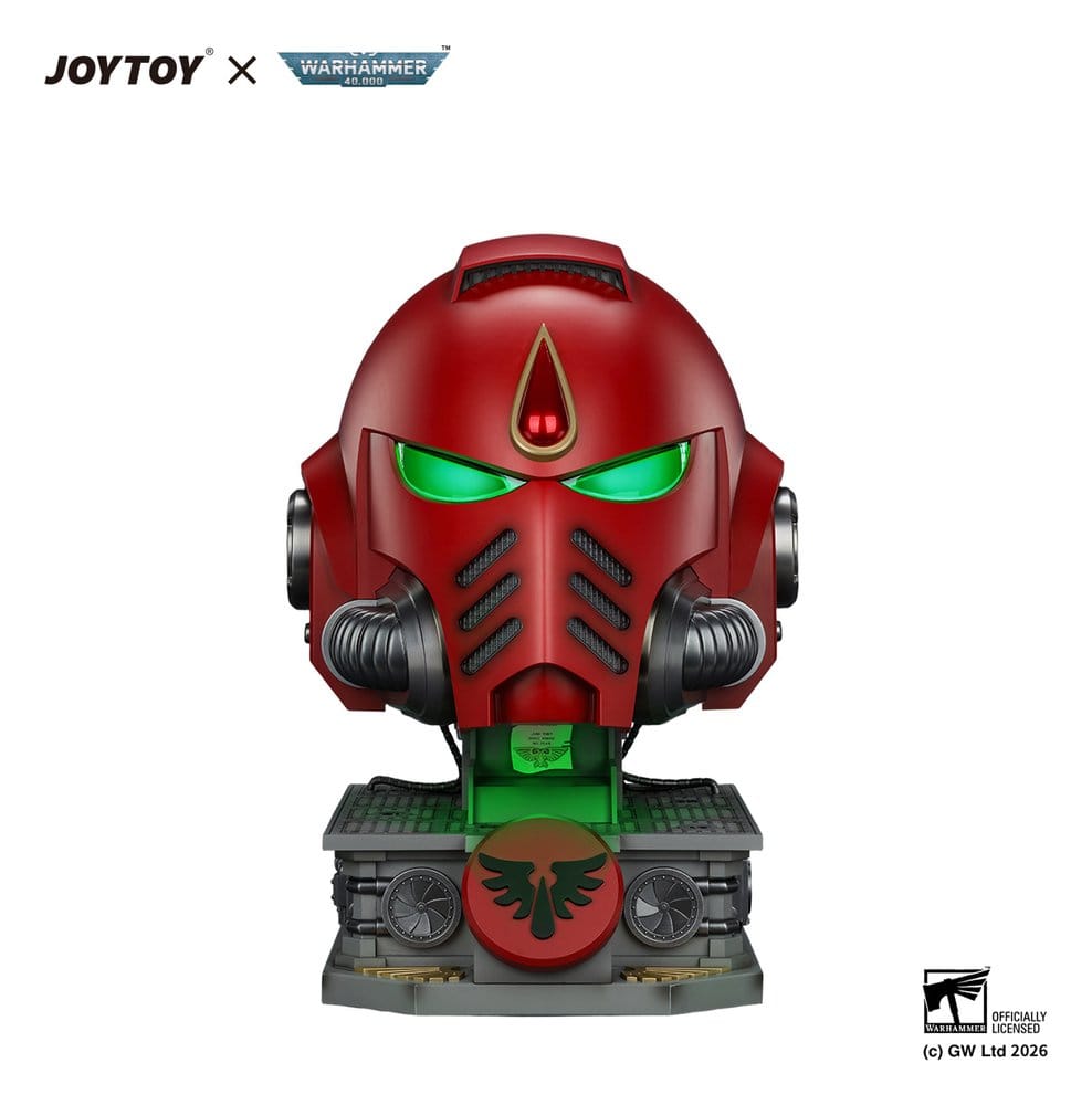 Joy Toy (CN) Warhammer Blood Angels MkX Helm & Displayständer Replik