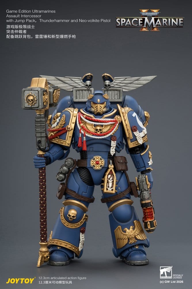 Joy Toy (CN) Warhammer Game Edition Ultramarines Assault Intercessor Actionfigur