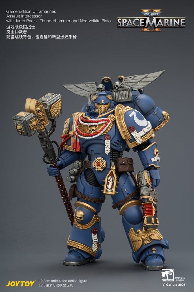 Joy Toy (CN) Warhammer Game Edition Ultramarines Assault Intercessor Actionfigur