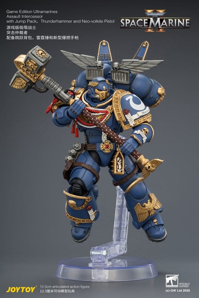 Joy Toy (CN) Warhammer Game Edition Ultramarines Assault Intercessor Actionfigur