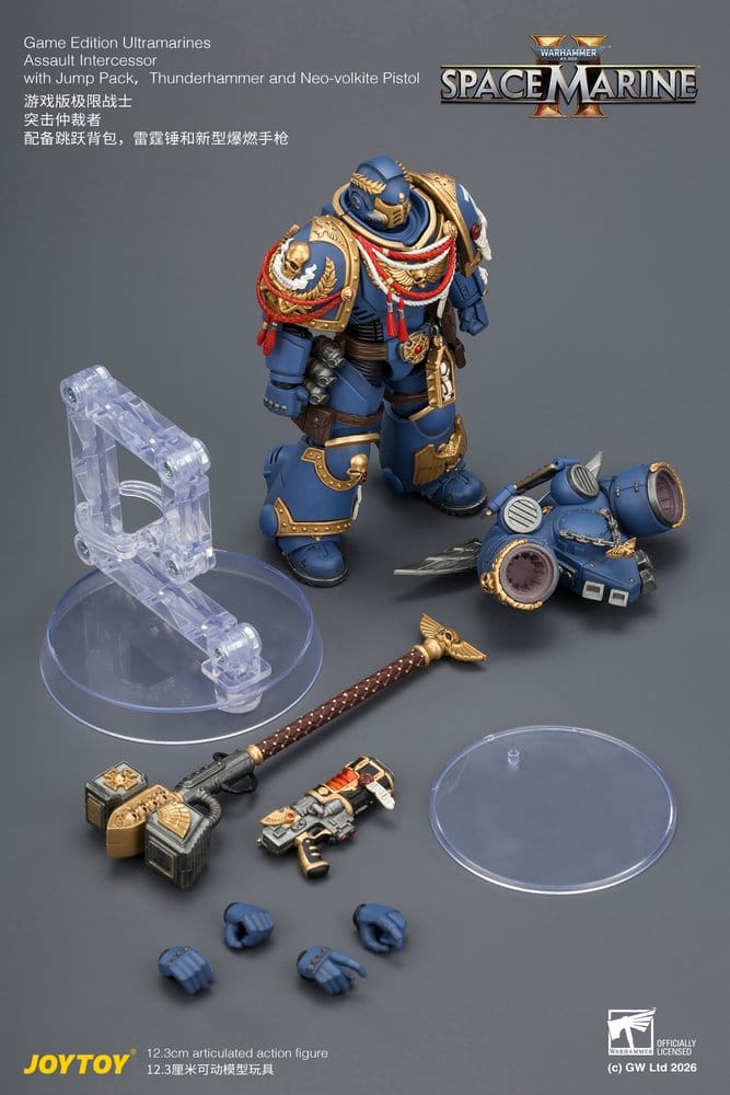 Joy Toy (CN) Warhammer Game Edition Ultramarines Assault Intercessor Actionfigur