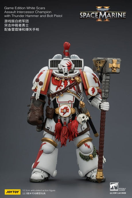 Joy Toy (CN) Warhammer Game Edition White Scars Assault Intercessor Champion Actionfigur