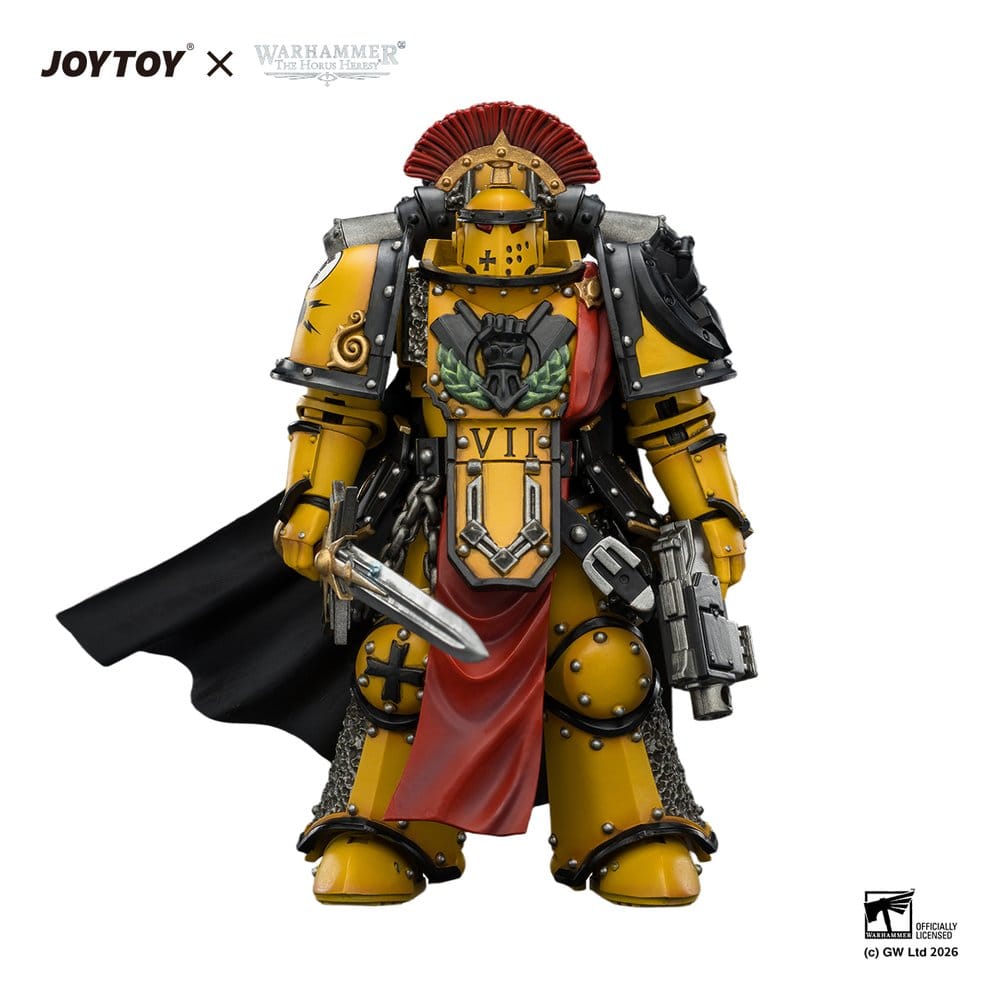 Joy Toy (CN) Warhammer Imperial Fists Legion Praetor in Mk III Armour Actionfigur