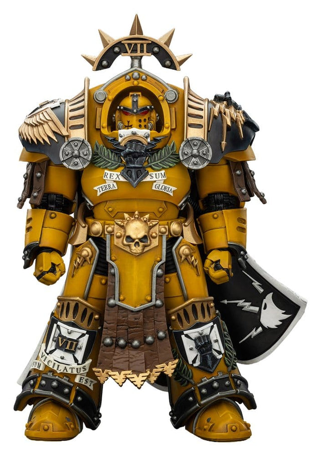 Joy Toy (CN) Warhammer Imperial Fists Legion Praetor in Tartaros Terminator Armourwith Power Sword and Vigil Storm