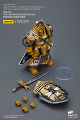 Joy Toy (CN) Warhammer Imperial Fists Legion Praetor in Tartaros Terminator Armourwith Power Sword and Vigil Storm