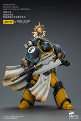 Joy Toy (CN) Warhammer Imperial Fists Librarian Consulwith Force Axe and Bolt Pistol Actionfigur