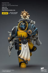 Joy Toy (CN) Warhammer Imperial Fists Librarian Consulwith Force Axe and Bolt Pistol Actionfigur