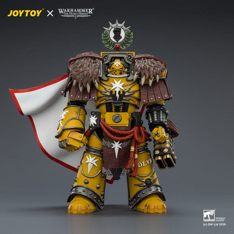 Joy Toy (CN) Warhammer Imperial Fists Lord Castellan Evander Garrius, The Tyrant of Cthonia Actionfigur