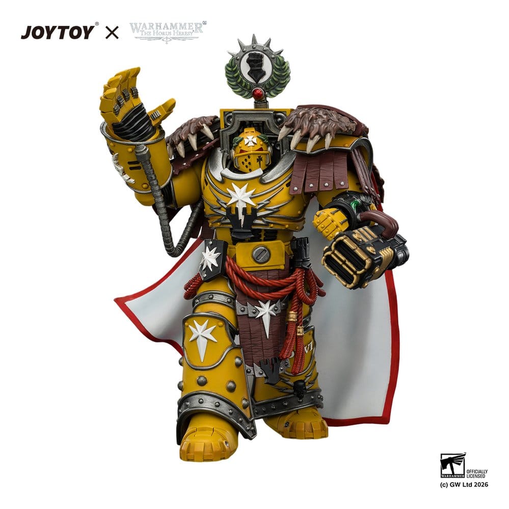 Joy Toy (CN) Warhammer Imperial Fists Lord Castellan Evander Garrius, The Tyrant of Cthonia Actionfigur