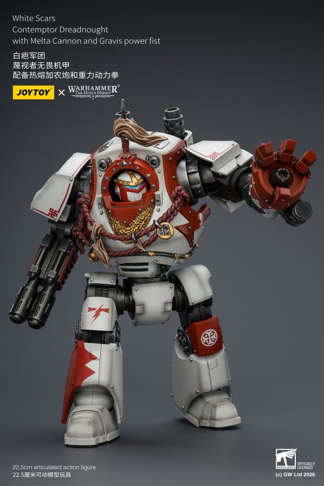 Joy Toy (CN) Warhammer The Horus Heresy White Scars Contemptor Dreadnought Actionfigur