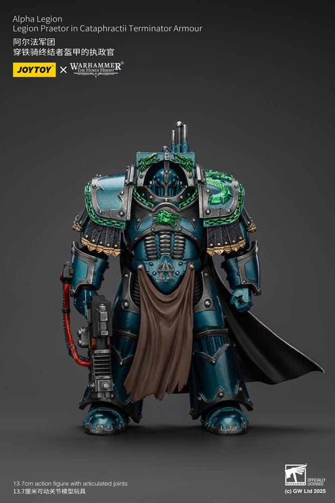 Joy Toy (CN) Warhammer The Horus Heresy Alpha Legion Legion Praetor in Cataphractii Terminator Armour Actionfigur