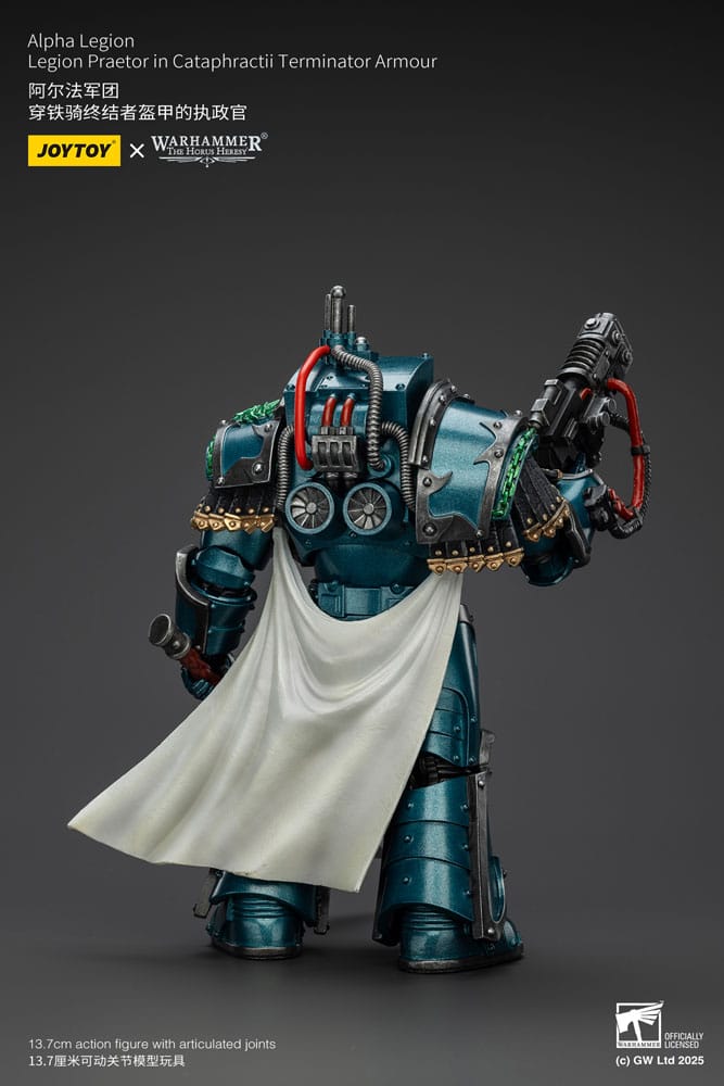 Joy Toy (CN) Warhammer The Horus Heresy Alpha Legion Legion Praetor in Cataphractii Terminator Armour Actionfigur