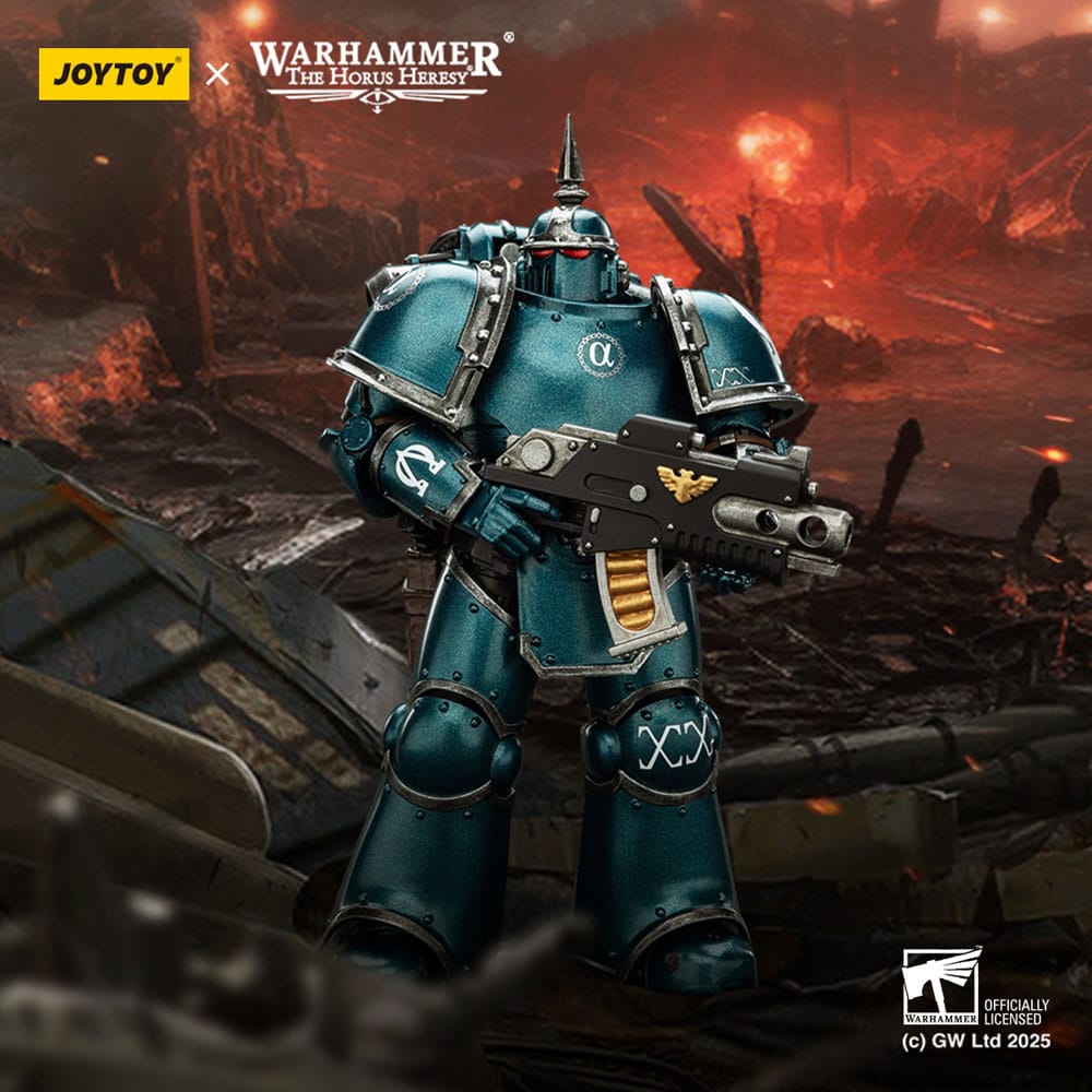 Joy Toy (CN) Warhammer The Horus Heresy Alpha Legion MK lll Tactical Legionary Actionfigur