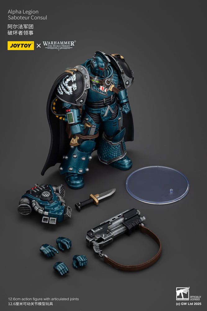 Joy Toy (CN) Warhammer The Horus Heresy Alpha Legion Saboteur Consul Actionfigur