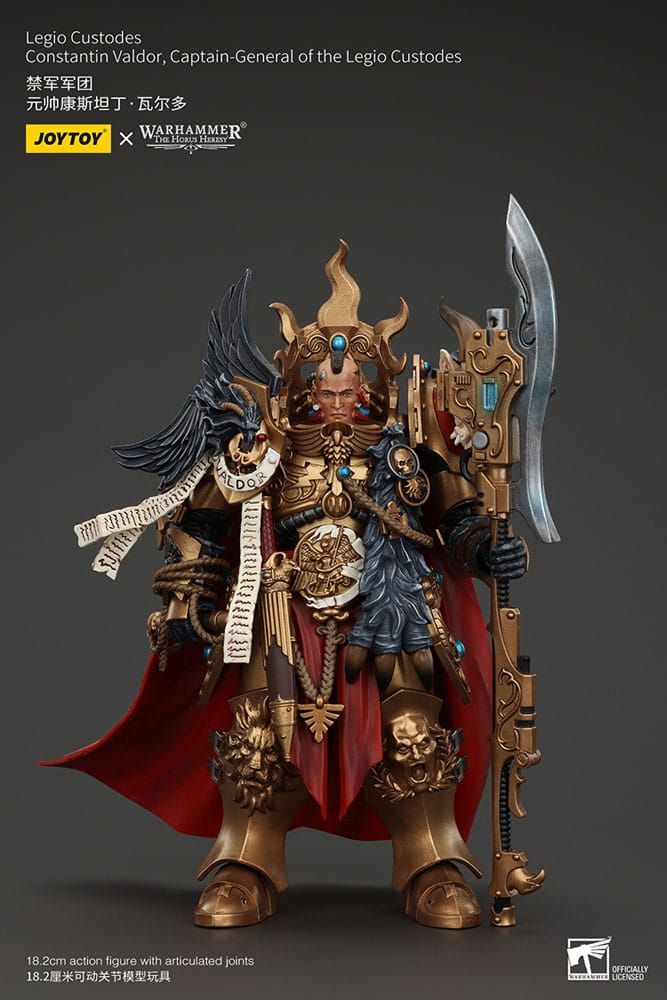Joy Toy (CN) Warhammer The Horus Heresy Legio Custodes Constantin Valdor Captain-General of the Legio Custodes