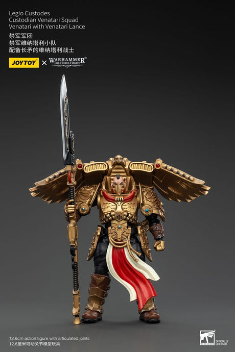 Joy Toy (CN) Warhammer The Horus Heresy Legio Custodes Custodian Venatari Squad Venatari with Venatari Lance 1/18