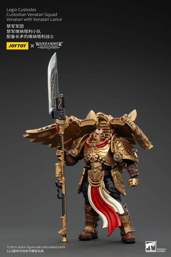 Joy Toy (CN) Warhammer The Horus Heresy Legio Custodes Custodian Venatari Squad Venatari with Venatari Lance 1/18