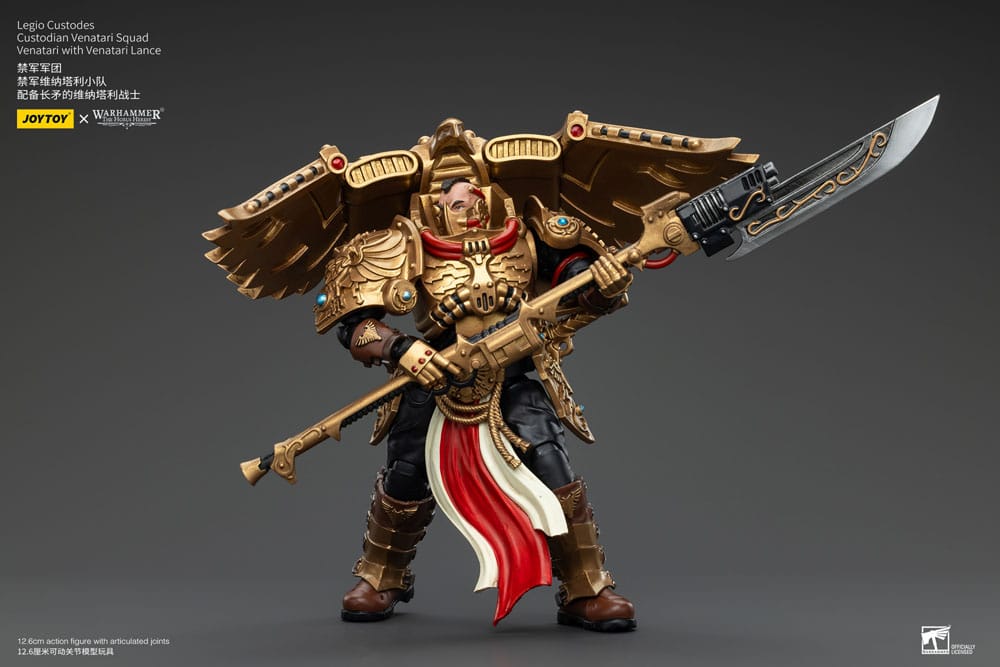 Joy Toy (CN) Warhammer The Horus Heresy Legio Custodes Custodian Venatari Squad Venatari with Venatari Lance 1/18