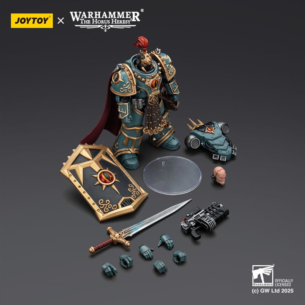Joy Toy (CN) Warhammer The Horus Heresy Sons of Horus Little Horus Aximand Captain of the 5th Company Actionfigur