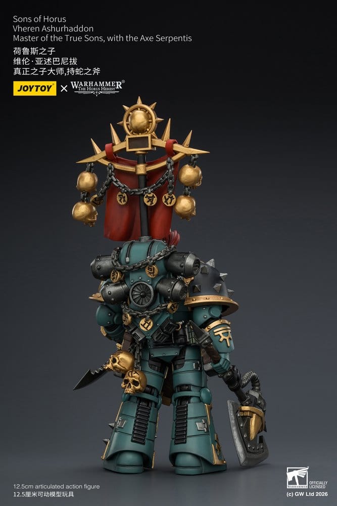 Joy Toy (CN) Warhammer The Horus Heresy Sons of Horus Vheren Ashurhaddon Master of the True Sons Actionfigur