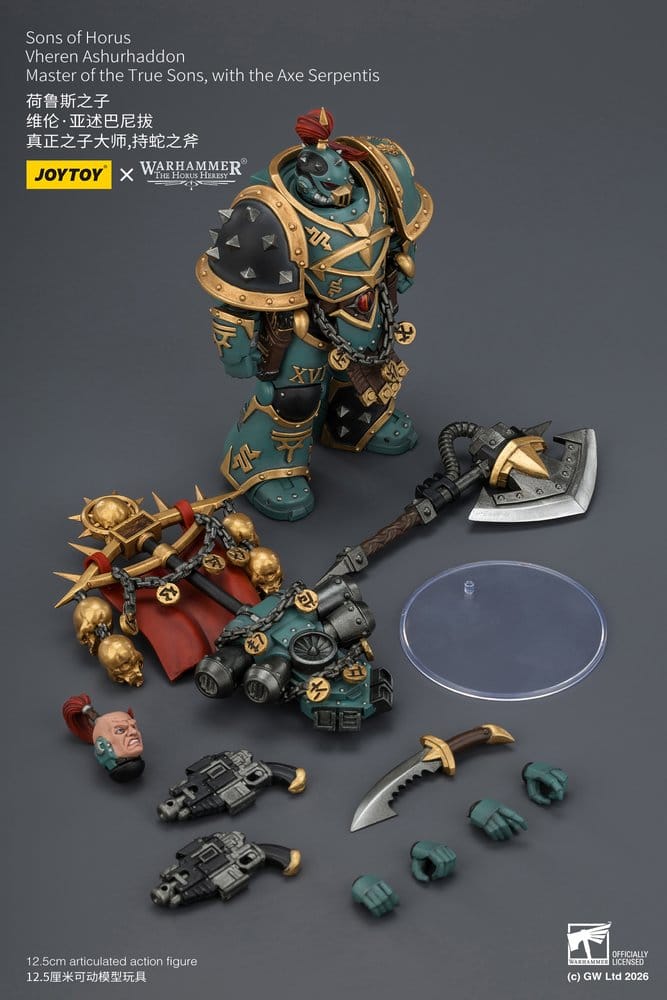 Joy Toy (CN) Warhammer The Horus Heresy Sons of Horus Vheren Ashurhaddon Master of the True Sons Actionfigur
