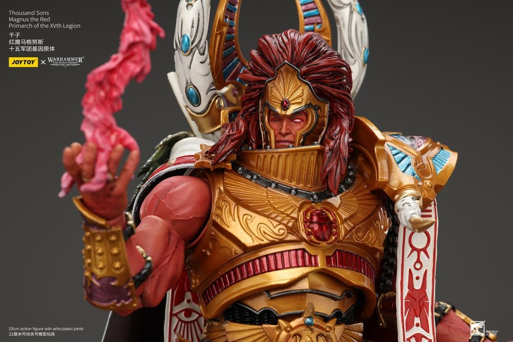 Joy Toy (CN) Warhammer The Horus Heresy Thousand sons Magnus the Red Primarch of the XVth Legion 1/18 Actionfigur