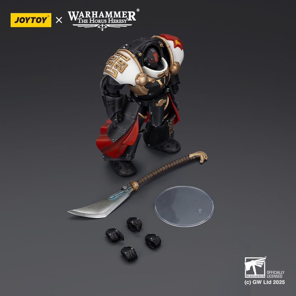 Joy Toy (CN) Warhammer The Horus Heresy White Scars Ebon Keshig Terminator 1 with Power Glaive Actionfigur