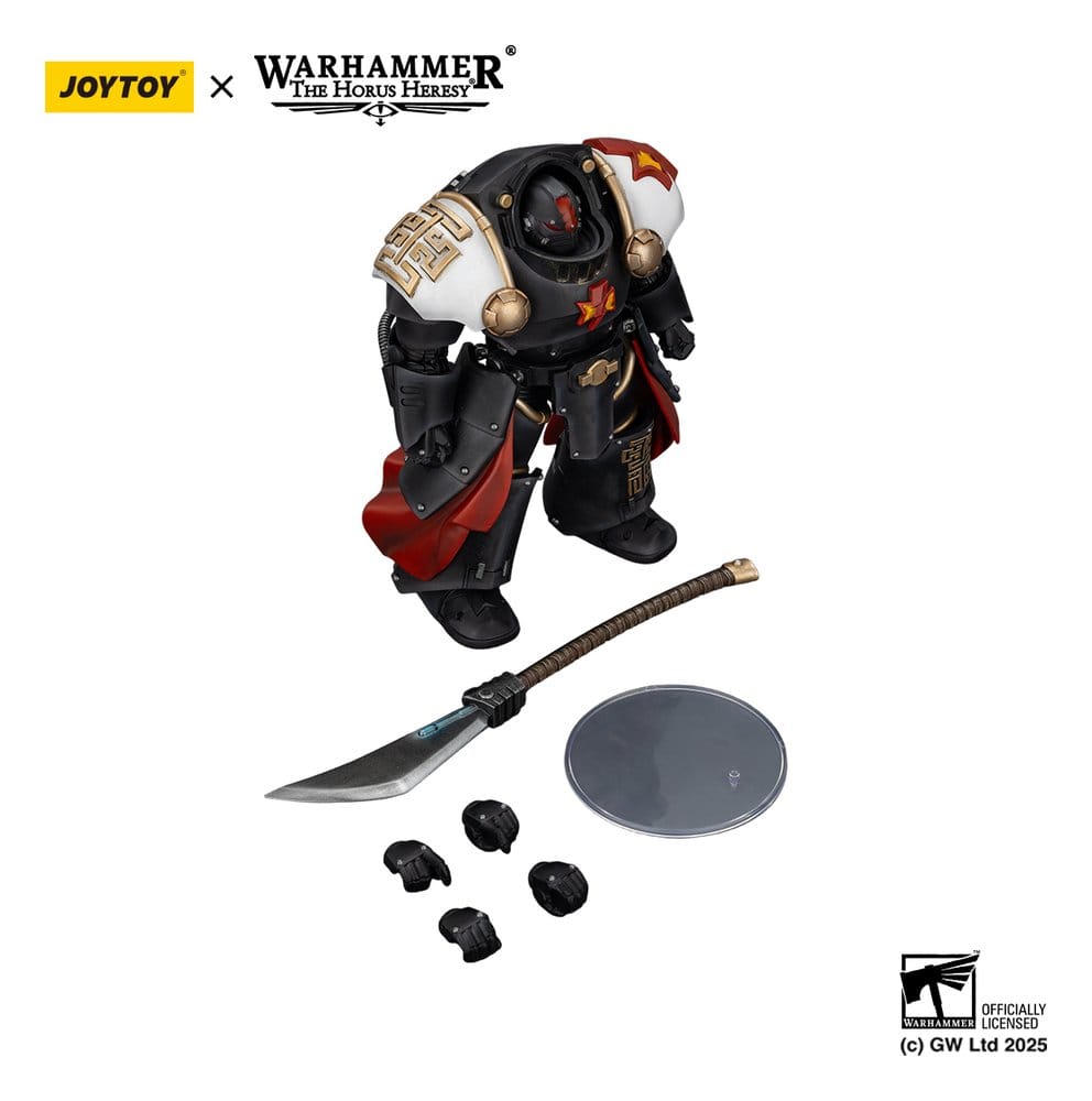 Joy Toy (CN) Warhammer The Horus Heresy White Scars Ebon Keshig Terminator 2 with Power Glaive Actionfigur