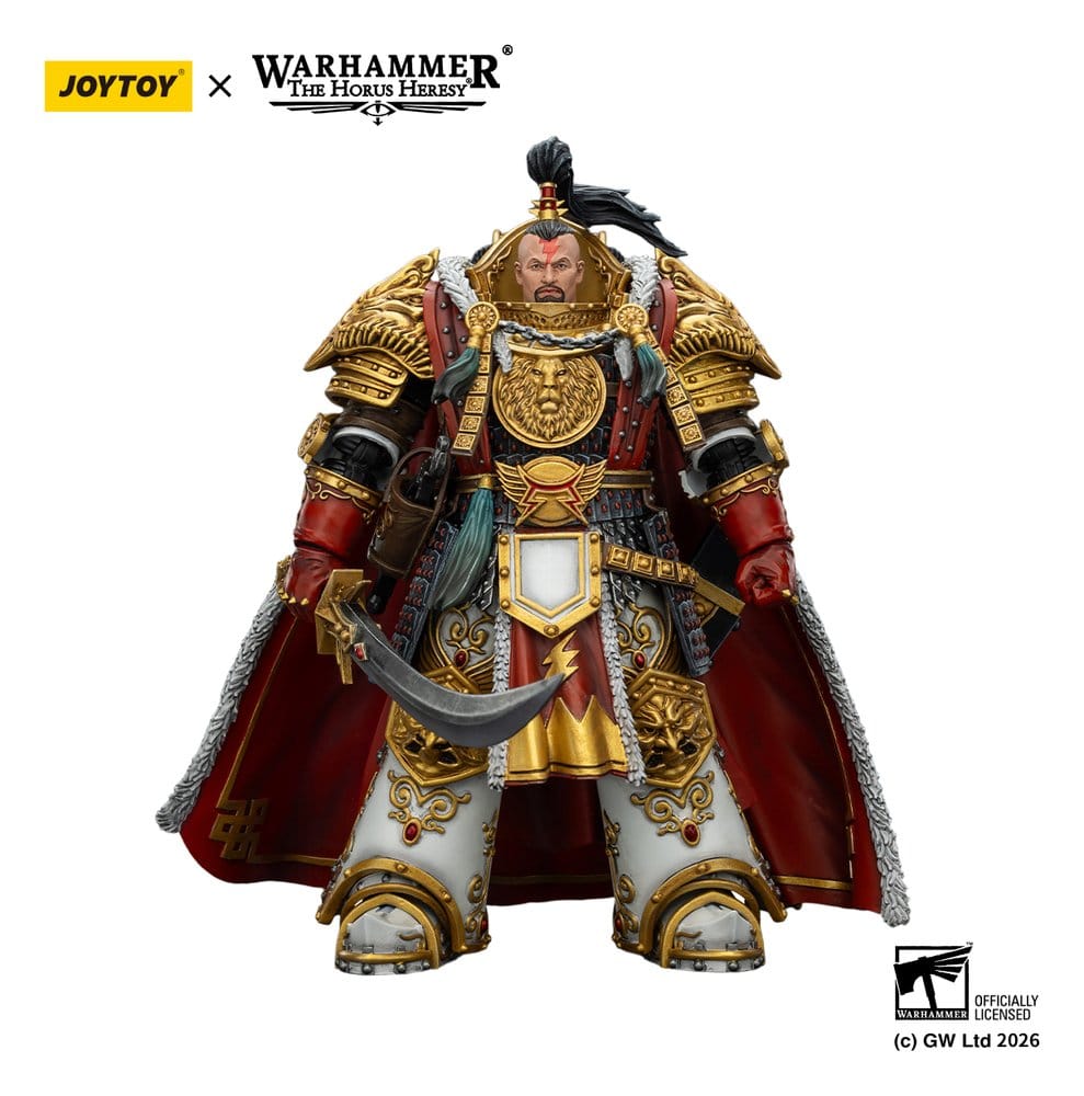 Joy Toy (CN) Warhammer The Horus Heresy White Scars Jaghatai Khan Primarch of the Vth Legion Actionfigur