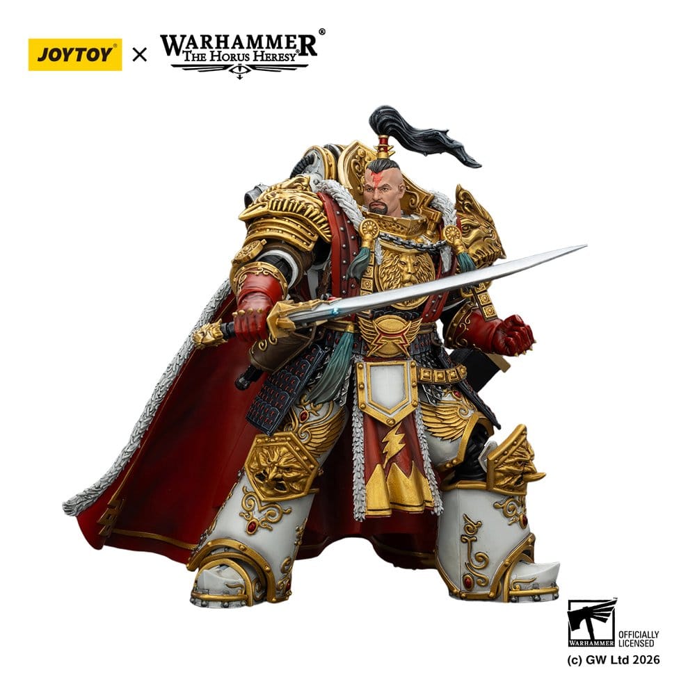 Joy Toy (CN) Warhammer The Horus Heresy White Scars Jaghatai Khan Primarch of the Vth Legion Actionfigur