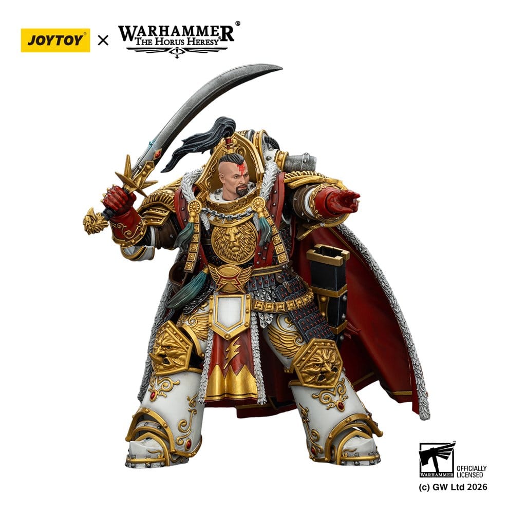 Joy Toy (CN) Warhammer The Horus Heresy White Scars Jaghatai Khan Primarch of the Vth Legion Actionfigur