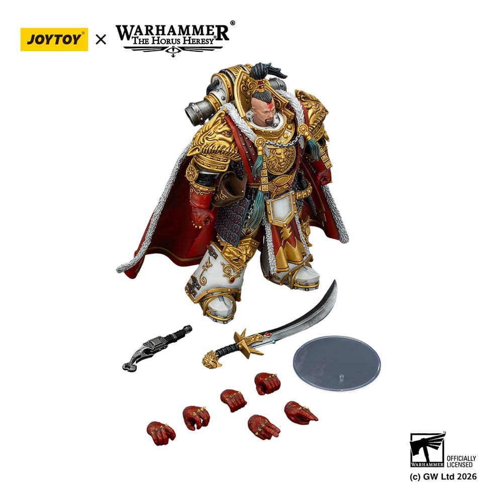 Joy Toy (CN) Warhammer The Horus Heresy White Scars Jaghatai Khan Primarch of the Vth Legion Actionfigur